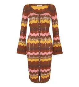 Spell Ziggy Crochet Midi Dress Multi Size XS/Au 8  for rent on The Volte - image 4