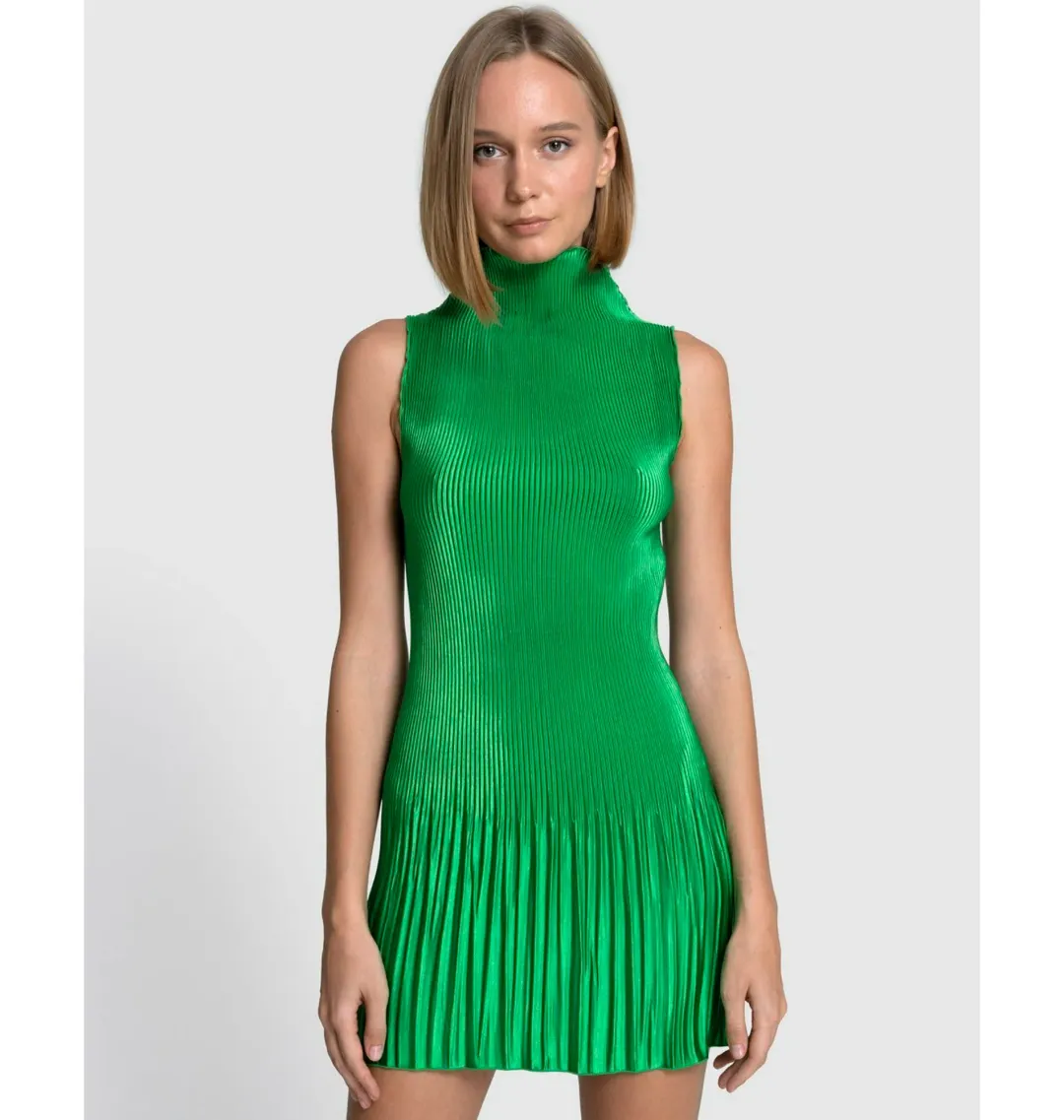 L'Idee Soiree Moss Mini Dress Green Size AU 8 for rent on The Volte - main image