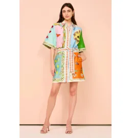 Alemais Rummy Mini Dress Multi Size AU 14 for rent on The Volte - image 1