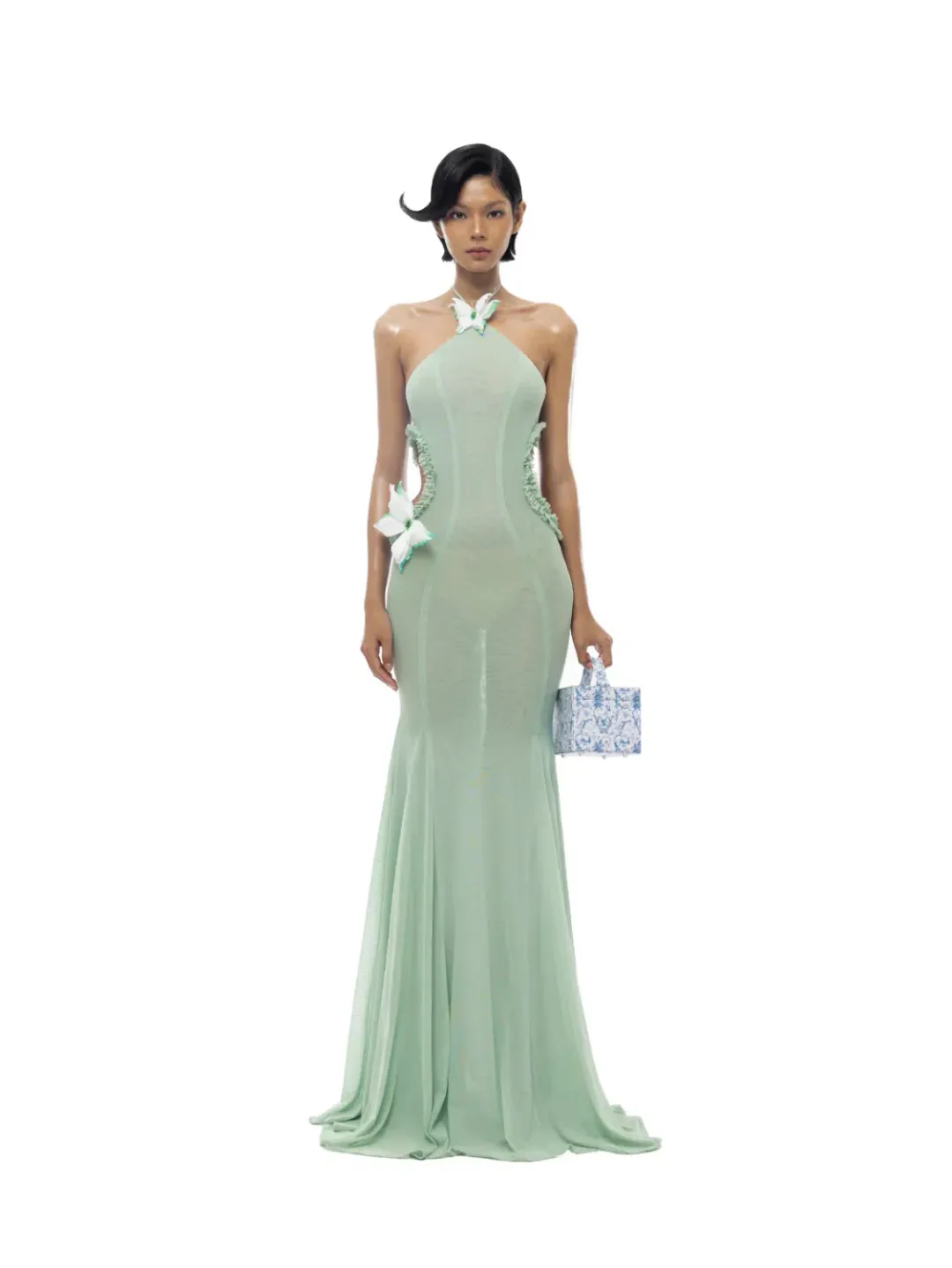 Huelleyrose Darya Dress Green Size S / AU 8 for rent on The Volte - main image