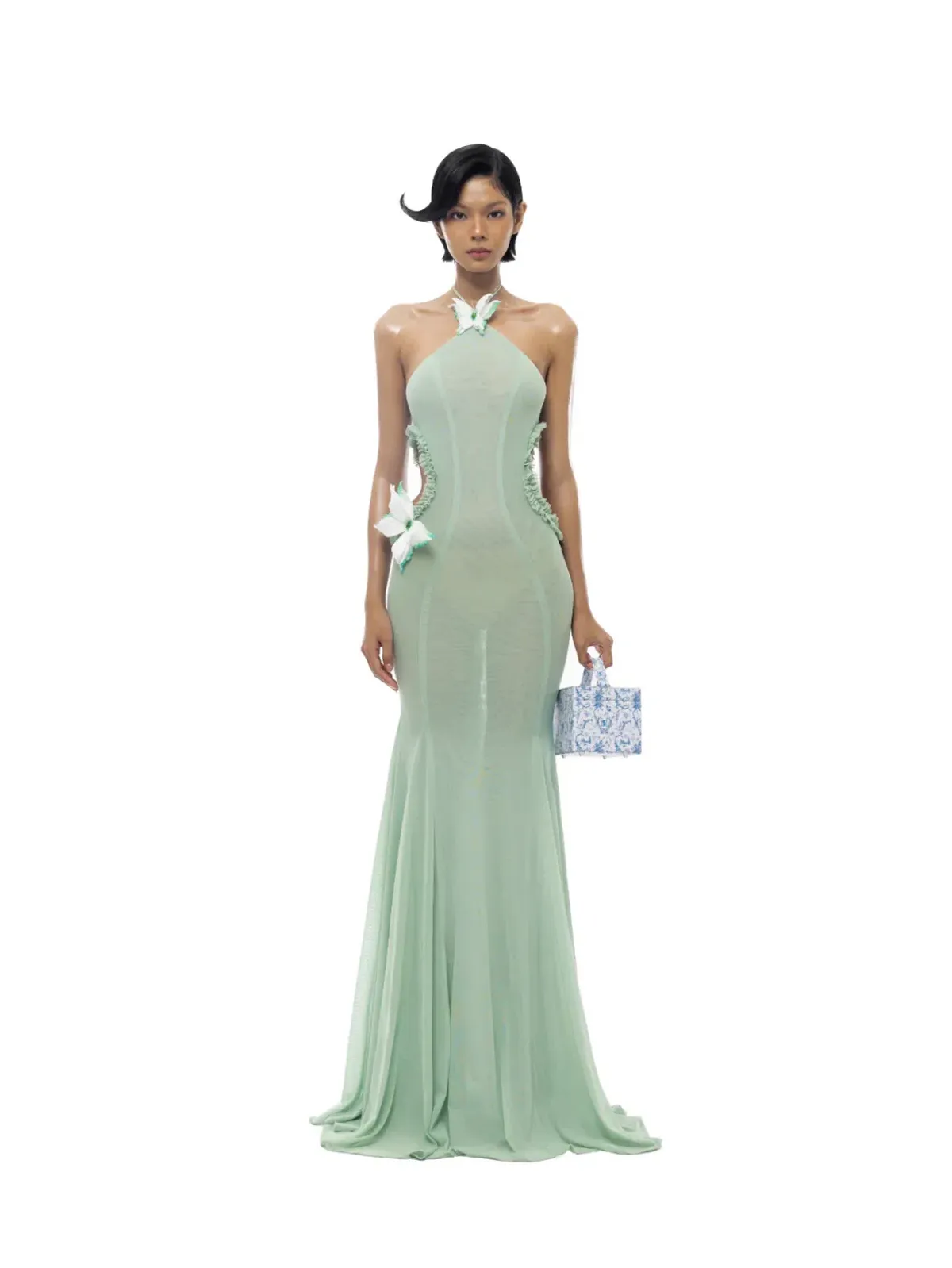 Huelleyrose Darya Dress Green Size S / AU 8 for rent on The Volte - main image