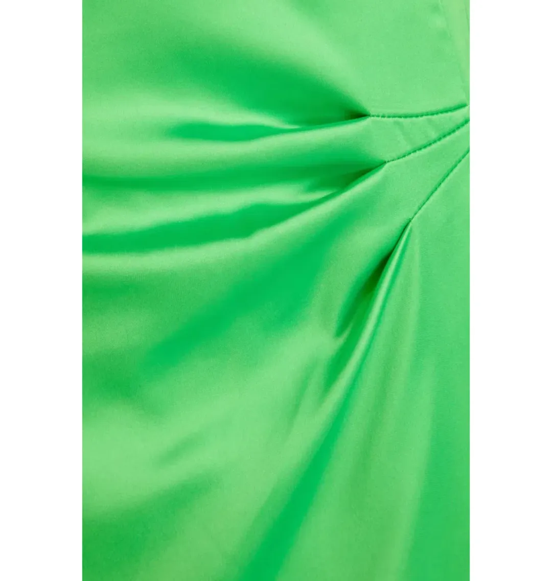Rotate By Birger Christensen Satin Maxi Dress Neon Green Size AU 8 for rent on The Volte - main image