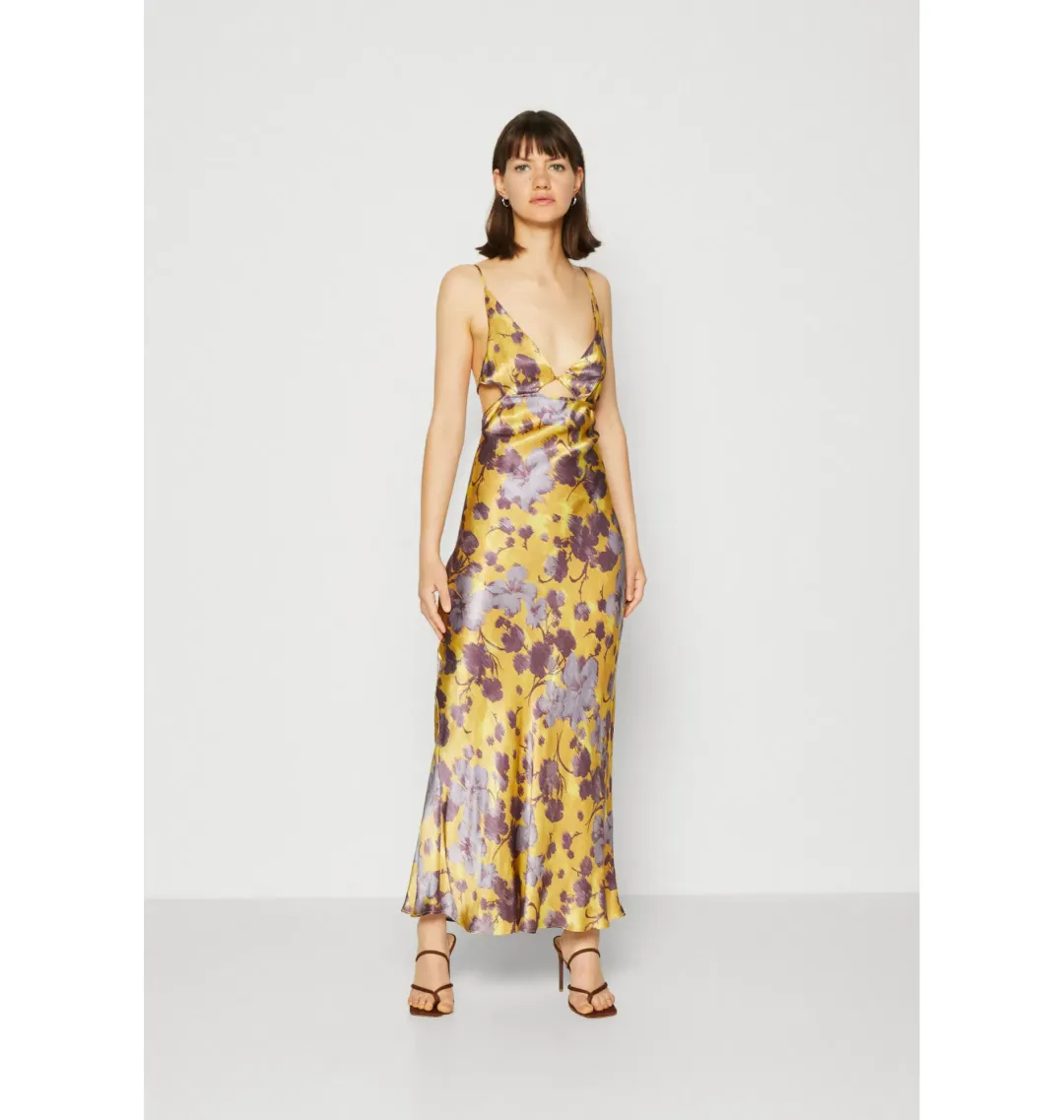 Bec & Bridge Indi Strappy Maxi Dress in Floral Size AU 10 for rent on The Volte - main image