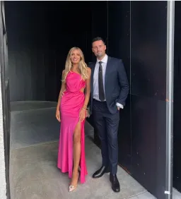 Misha Kristin Gown Hot Pink Size 8 for rent on The Volte - image 4