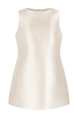Odd Muse The Ultimate Muse Satin Shift Dress Cream/Blush Size L/Au 12  for rent on The Volte - image 8