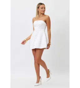 Bianca & Bridgett Elysse Mini Dress White Size 10 for rent on The Volte - image 4