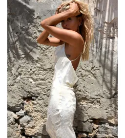 Rat and Boa Primrose Dress Off White Size 8 for rent on The Volte - image 2