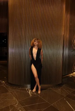 House of CB Larelle Plunge Maxi Dress Black Size 6 for rent on The Volte - image 2