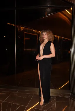 House of CB Larelle Plunge Maxi Dress Black Size 6 for rent on The Volte - image 5