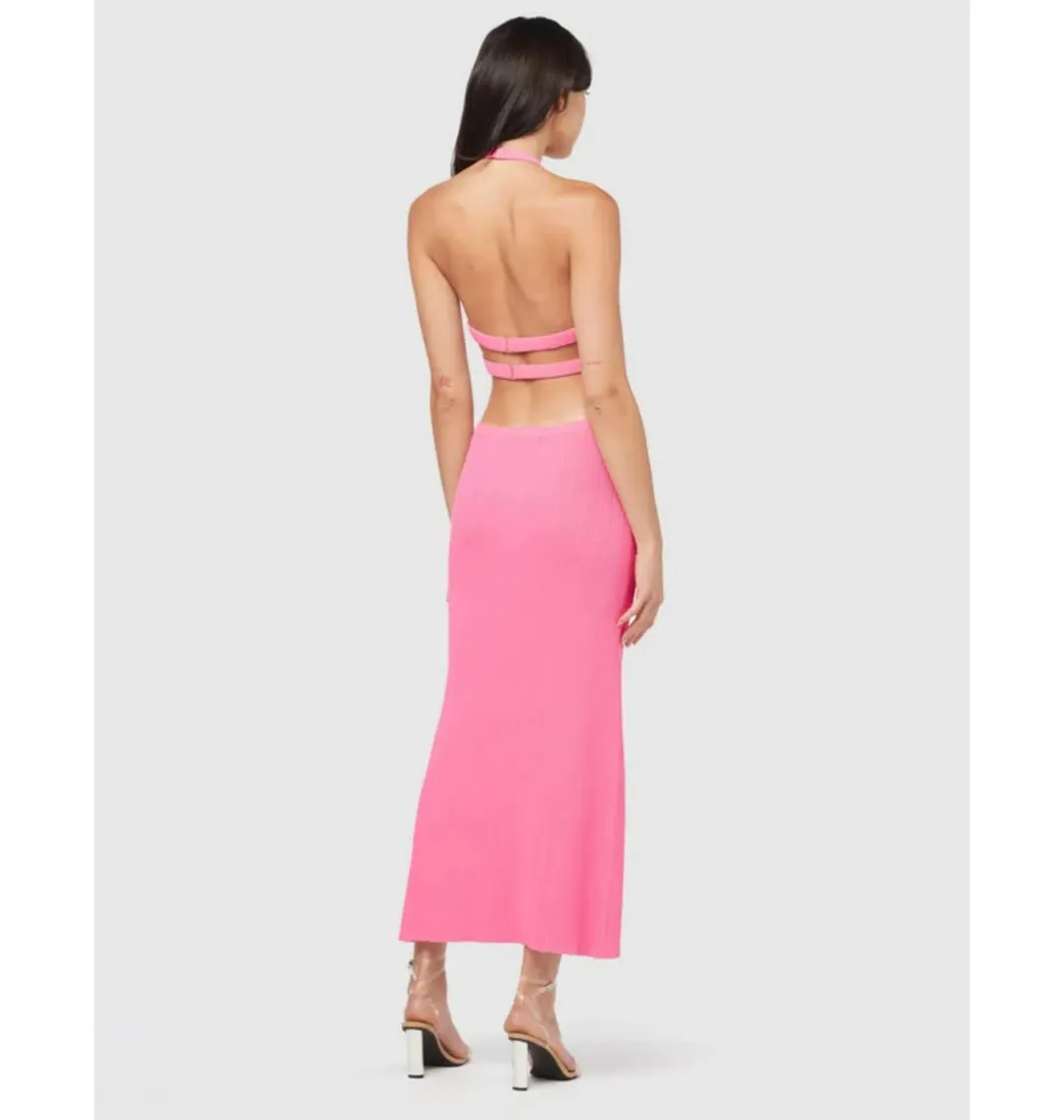 Manning Cartell Beyond Limits Knit Dress Pink Size AU 6 for rent on The Volte - main image