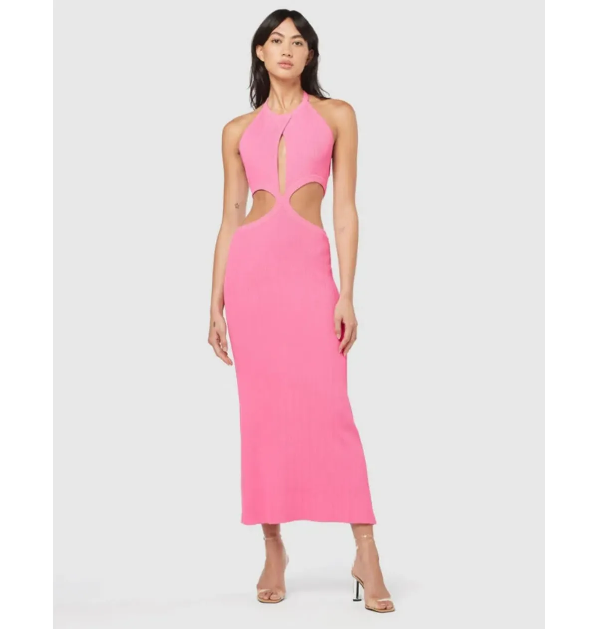 Manning Cartell Beyond Limits Knit Dress Pink Size AU 6 for rent on The Volte - main image