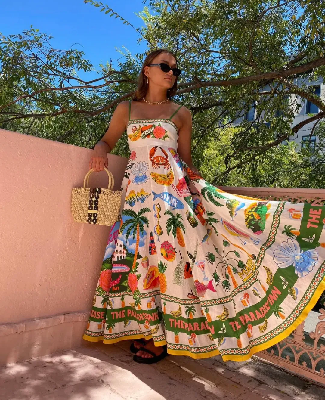 Alemais Paradiso Sundress Size 14  for rent on The Volte - main image