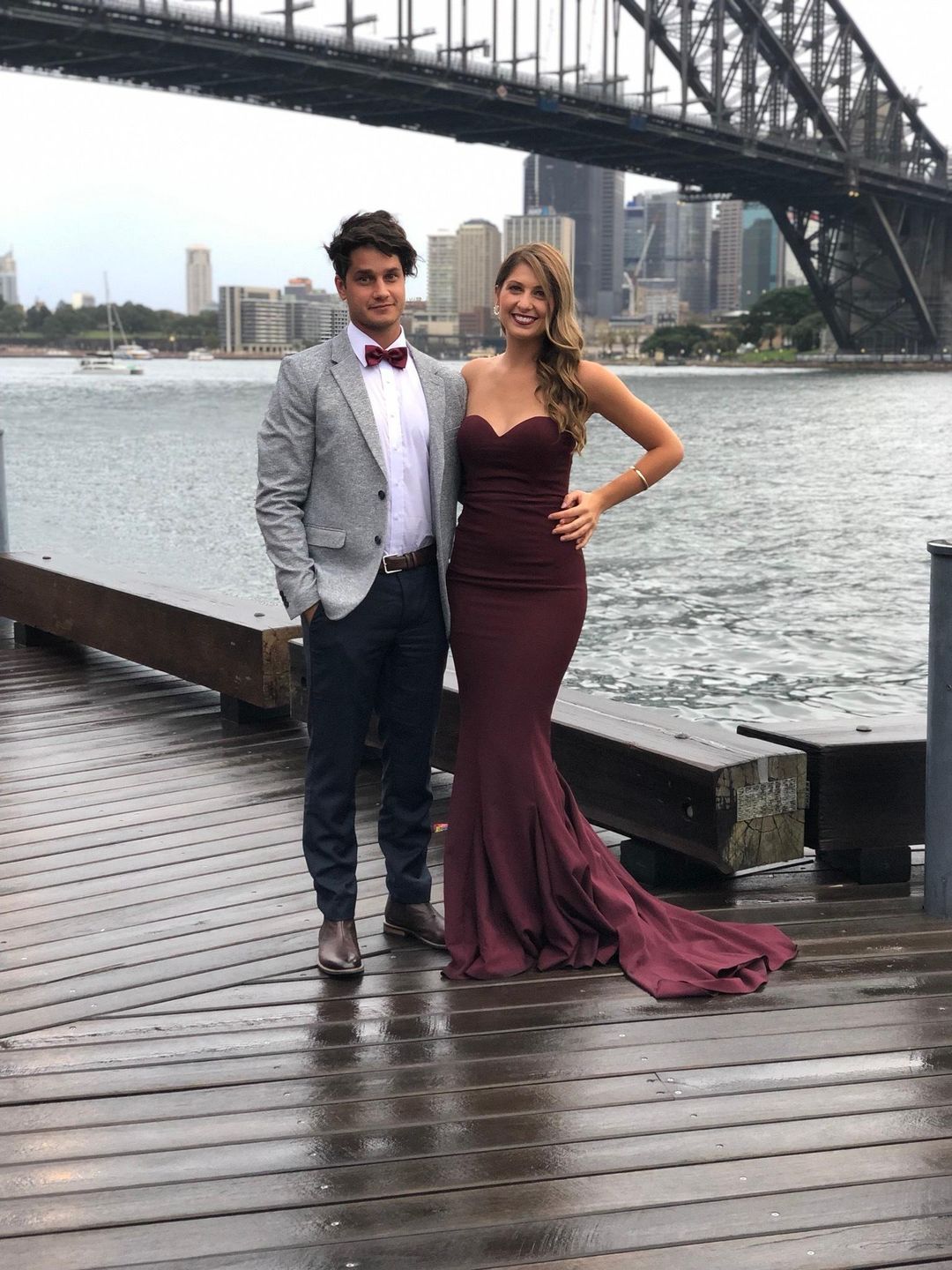 Elle Zeitoune Arianna Gown - Wine for rent on The Volte - main image