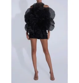 L'idee Fleur Mini Dress Noir Black Size AU 8  for rent on The Volte - image 2