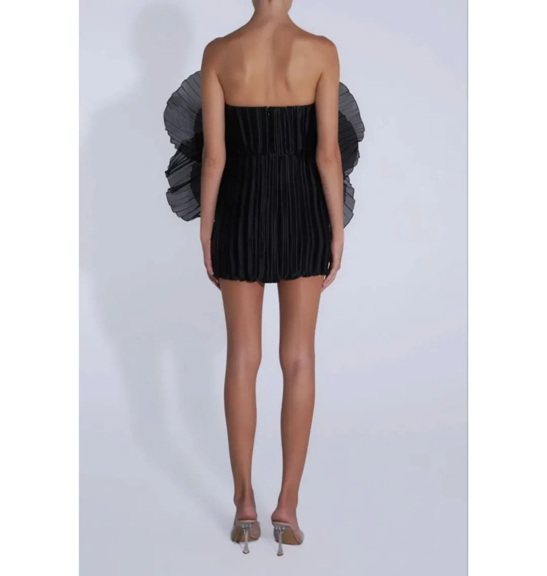 L'idee Fleur Mini Dress Noir Black Size AU 8  for rent on The Volte - main image