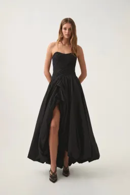 Aje Spatial Maxi Dress Black Size AU 16 for rent on The Volte - image 1
