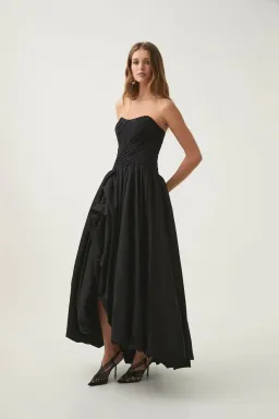 Aje Spatial Maxi Dress Black Size AU 16 for rent on The Volte - image 3