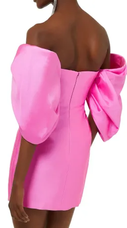 Solace London Elina Mini Dress in Pink Size 8 for rent on The Volte - image 2