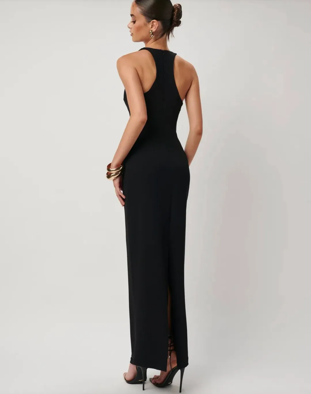 Effie Kats Eiza Gown Black Size 8 for rent on The Volte - main image
