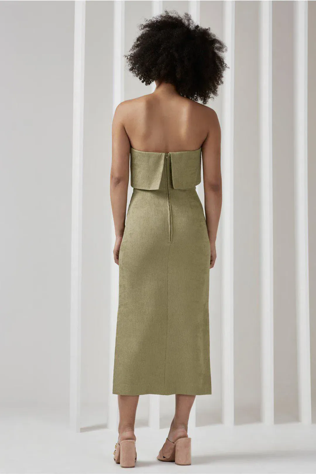 C/MEO Collective Love Like This Dress Green Size 6 for rent on The Volte - main image