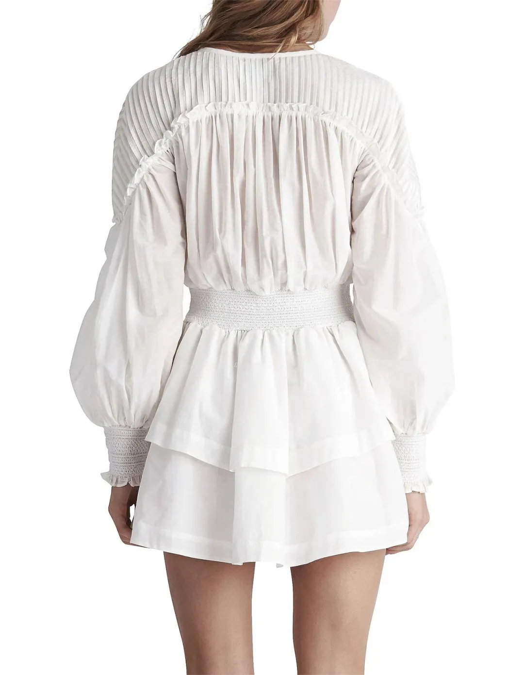 Aje Shadforth Button Down Mini Dress White Size M / AU 10 for rent on The Volte - main image