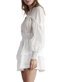 Aje Shadforth Button Down Mini Dress White Size M / AU 10 for rent on The Volte - image 4