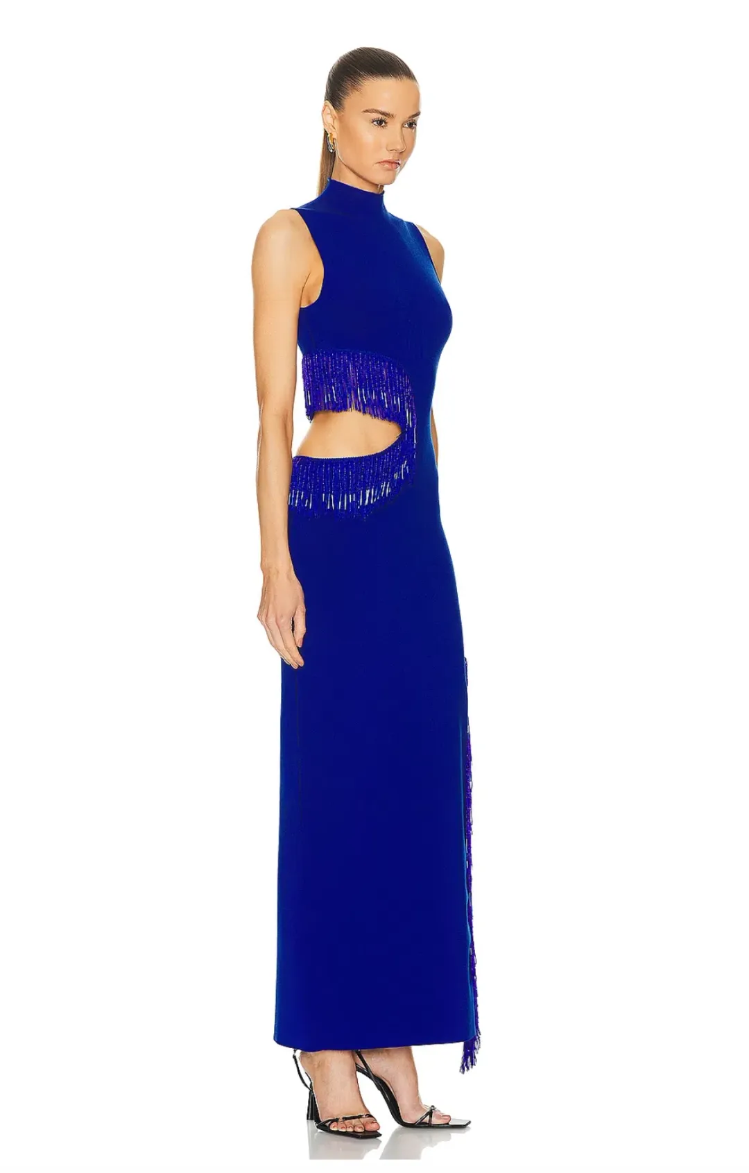 Galvan Beaded Nova Dress in Ocean Size S / AU 8 for rent on The Volte - main image