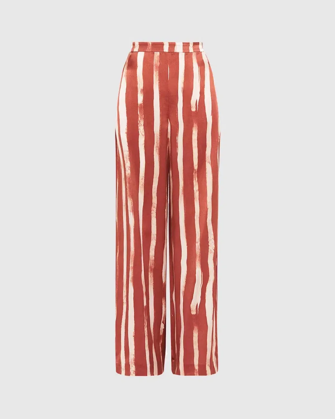 Sass & Bide Earn Your Stripes Wide Leg Pants Print Size 10 for rent on The Volte - main image