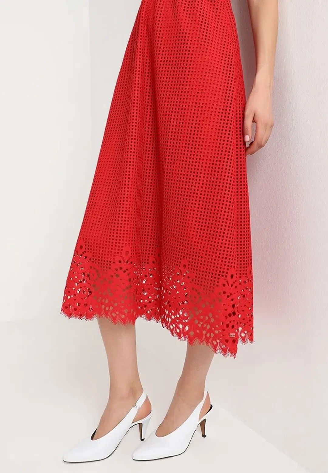 Tommy Hilfiger Sleeveless Midi Dress Red Size XS / AU 6 for rent on The Volte - main image