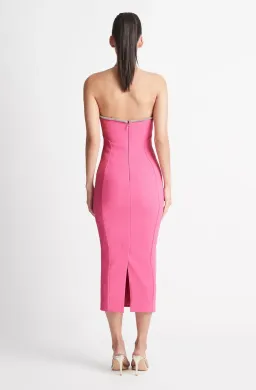 Sheike Emporium Midi Dress Pink Size 12 for rent on The Volte - image 2