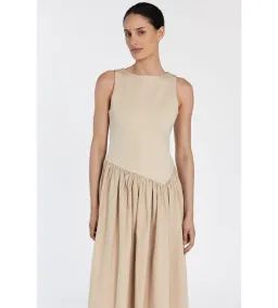 DISSH Patty Stone Midi Dress Stone Size 6 for rent on The Volte - image 2