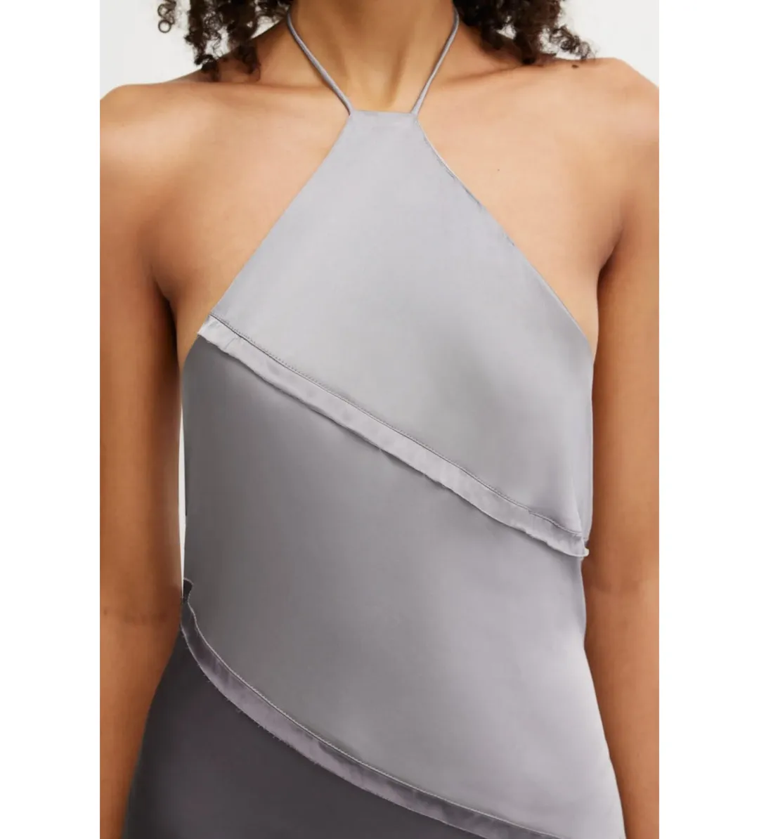Significant Other Murphy Maxi Dress Greyscale Size 8  for rent on The Volte - main image