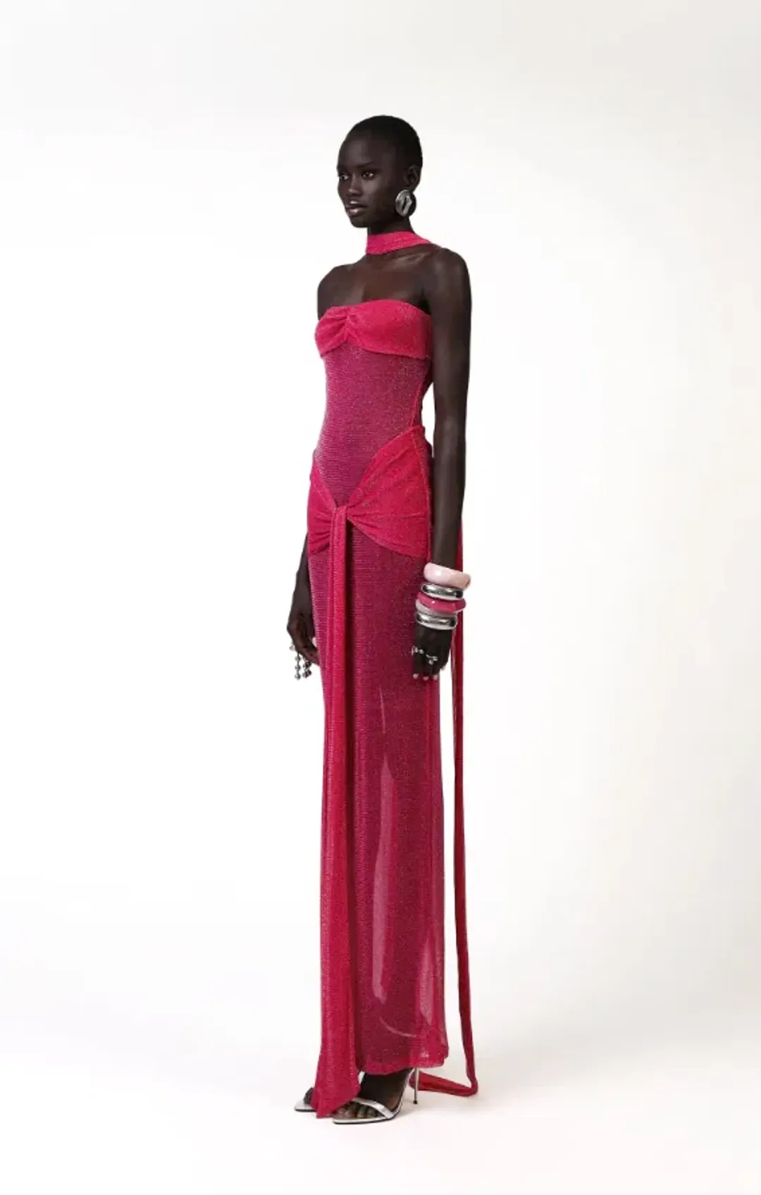 Khanums Kesca Maxi Gown Pink Size S / 8 for rent on The Volte - main image