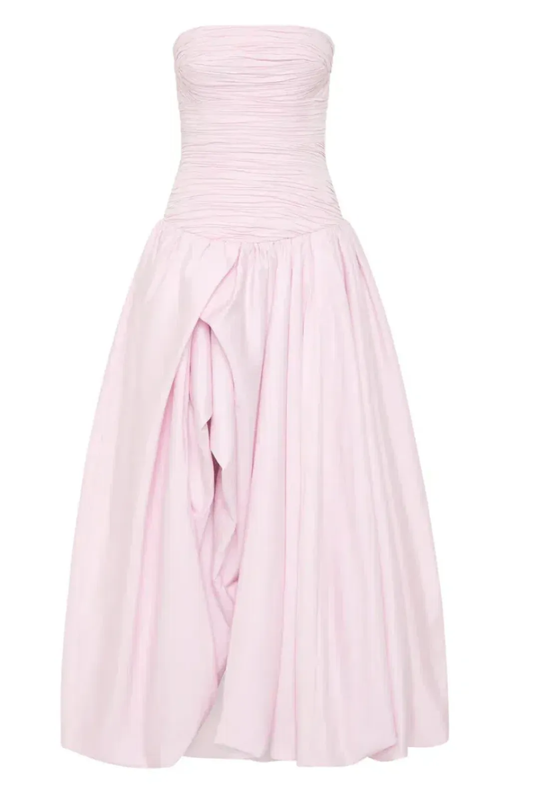 Aje Violette Bubble Hem Maxi Dress Pastel Pink Size 6 for rent on The Volte - main image