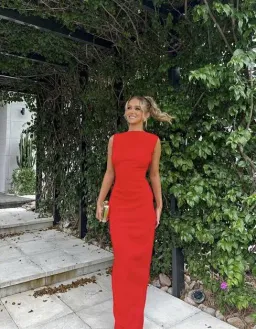 Effie Kats Verona Gown Cherry Size 8 for rent on The Volte - image 2