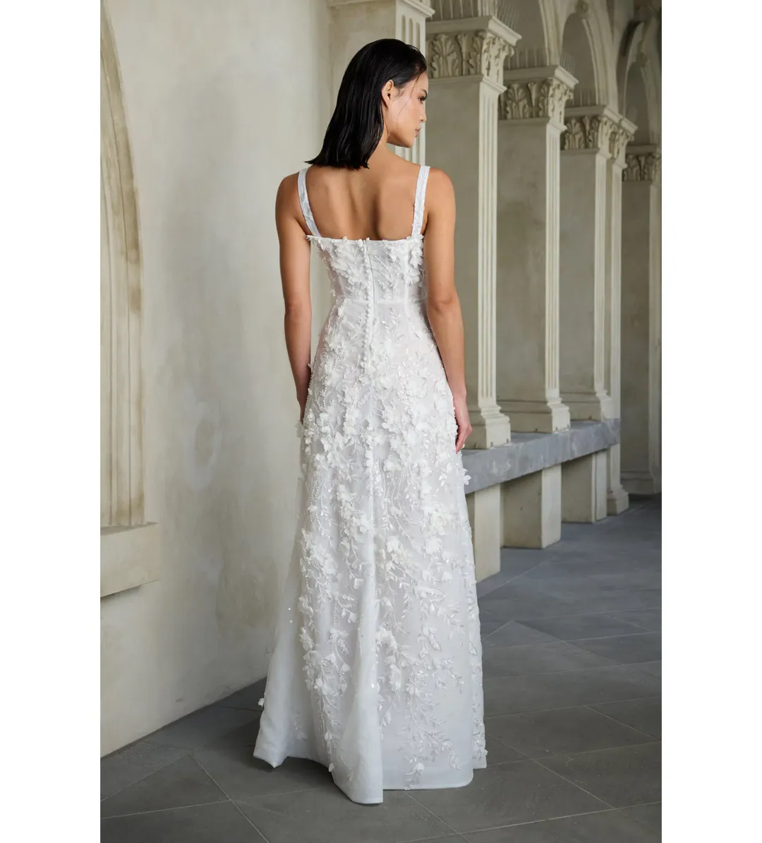 Eliya the Label Jacinda Gown White Size S/Au 8  for rent on The Volte - main image