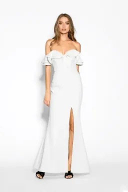 Sheike Allure Maxi Dress White Size AU 12  for rent on The Volte - image 1