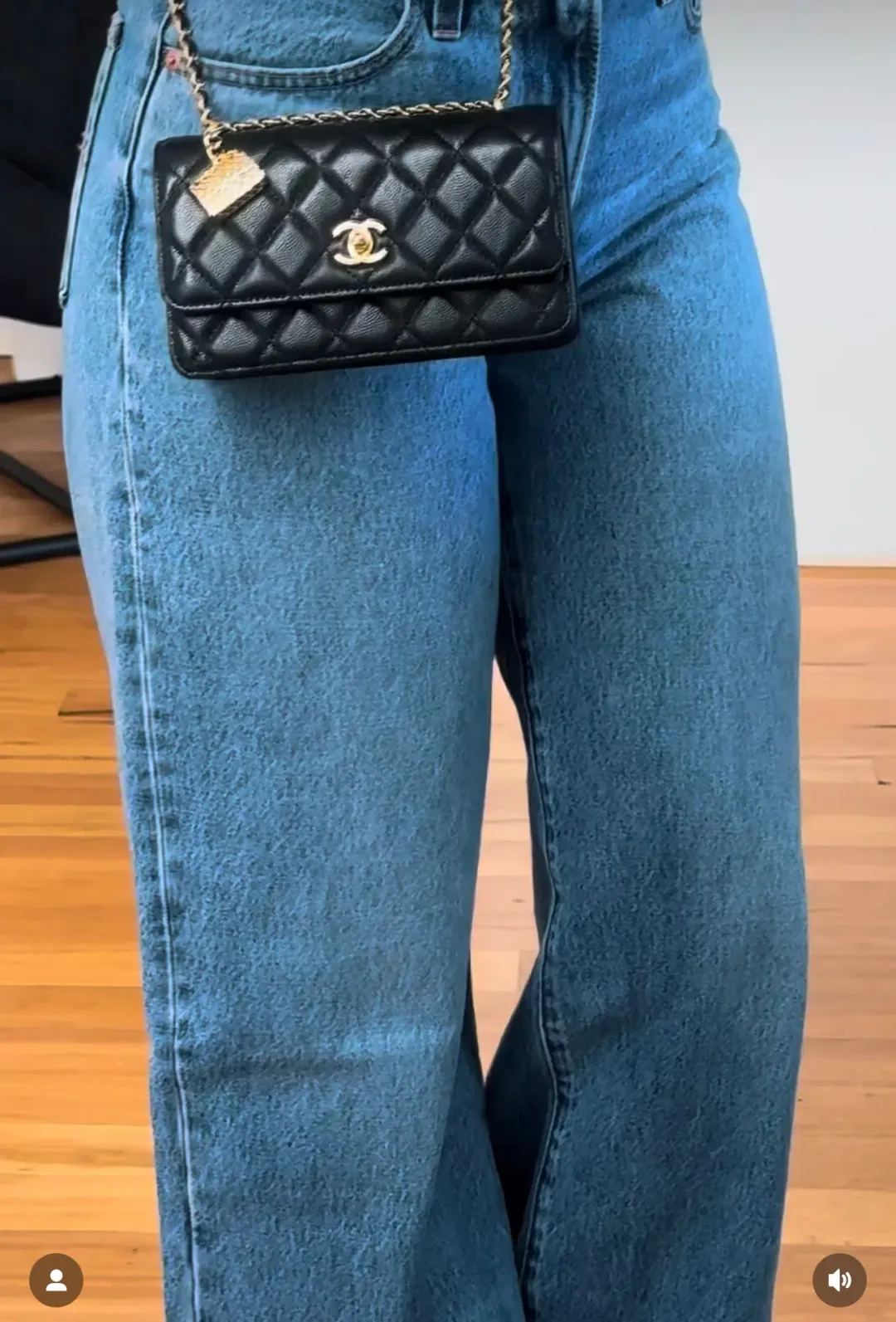 Chanel WOC Wallet On Chain Black for rent on The Volte - main image