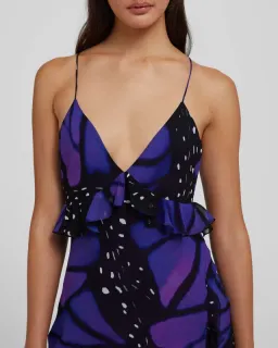 Rat & Boa Beatriz Dress Butterfly Print Size AU 8 for rent on The Volte - image 3