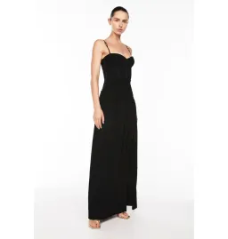 Manning Cartell Double Time Pleat Maxi Dress in Black Size AU 6 for rent on The Volte - image 2