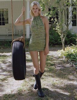 Bamba Swim Bounty Dress | Moss Green | Size Small for rent on The Volte - image 2