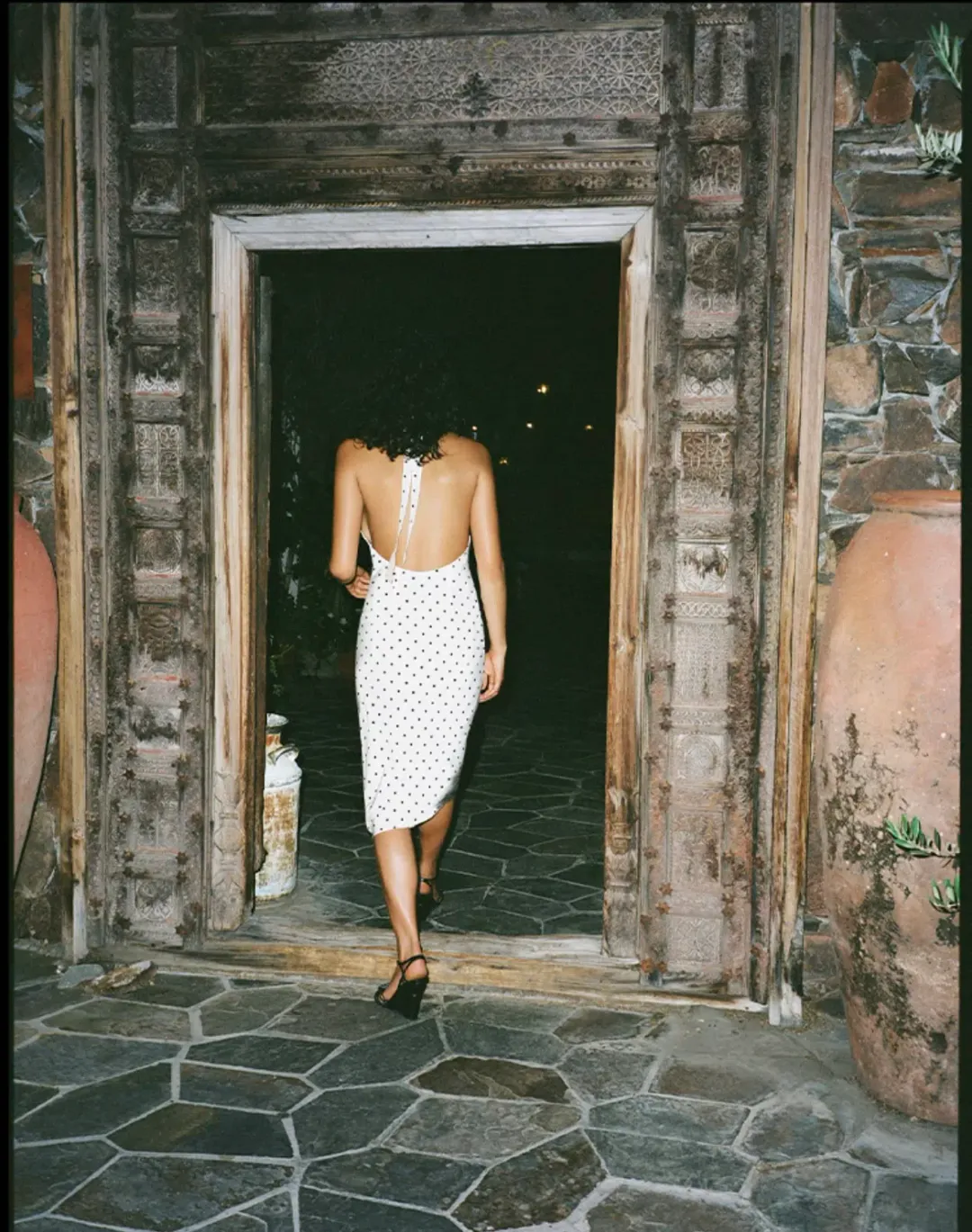 Realisation Par Sadie Halter Midi Dress Petite Spot Size S / AU 8 for rent on The Volte - main image