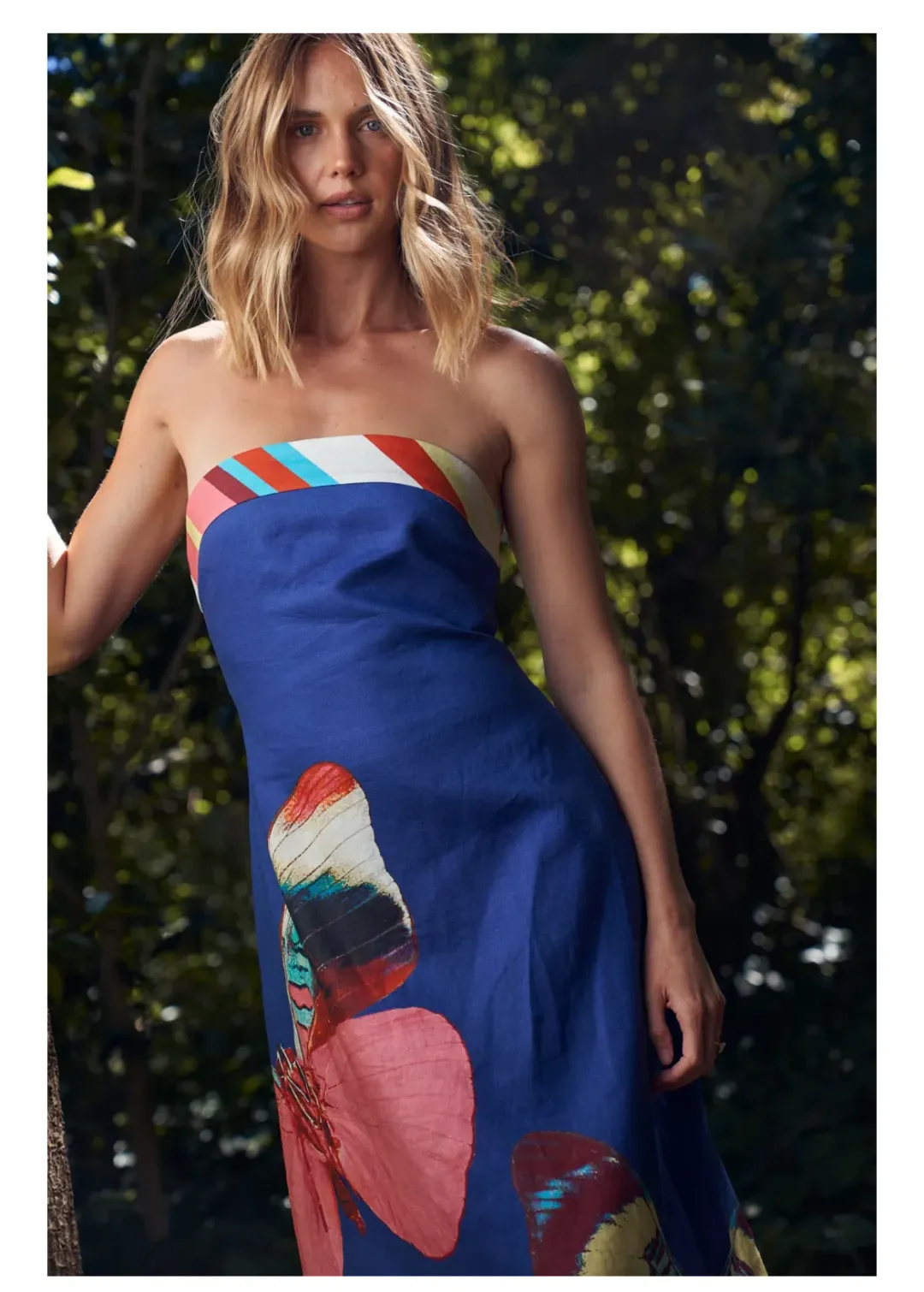 Aston Studio MAEVE DRESS IN NEELAM PAPILLON for rent on The Volte - main image