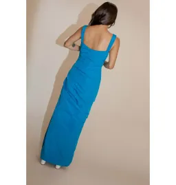 Paris Georgia Raf Dress in Turquoise Size Small / AU 8 for rent on The Volte - image 2