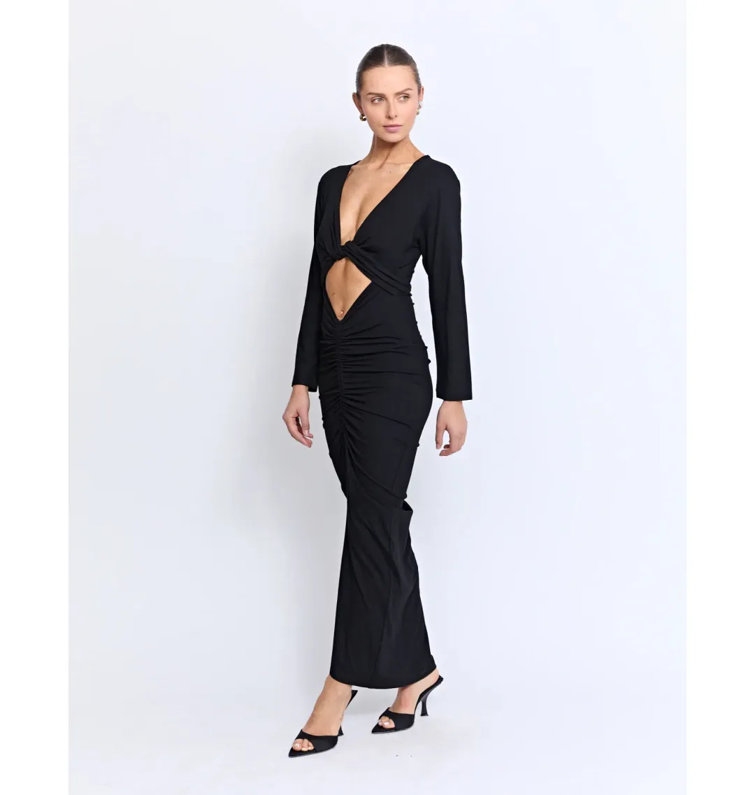 Pfeiffer Fontaine Dress Black Size AU 8 for rent on The Volte - main image