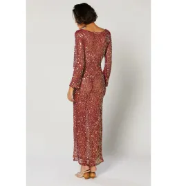 Winona Jiana Classic Dress Burgundy Size M / AU 10 for rent on The Volte - image 3