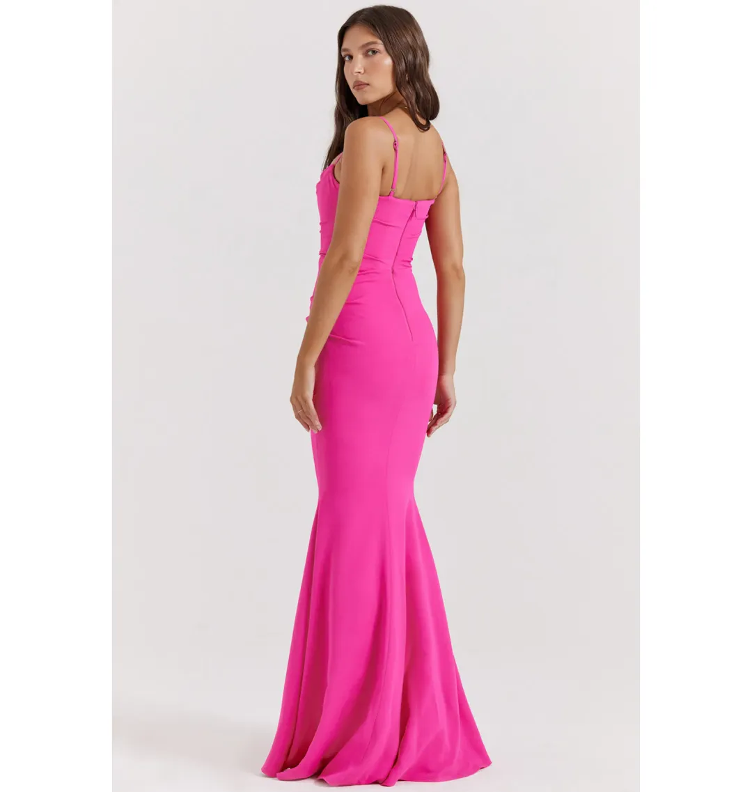 House of CB Milena Dress in Hot Pink Size Medium / AU 10 for rent on The Volte - main image