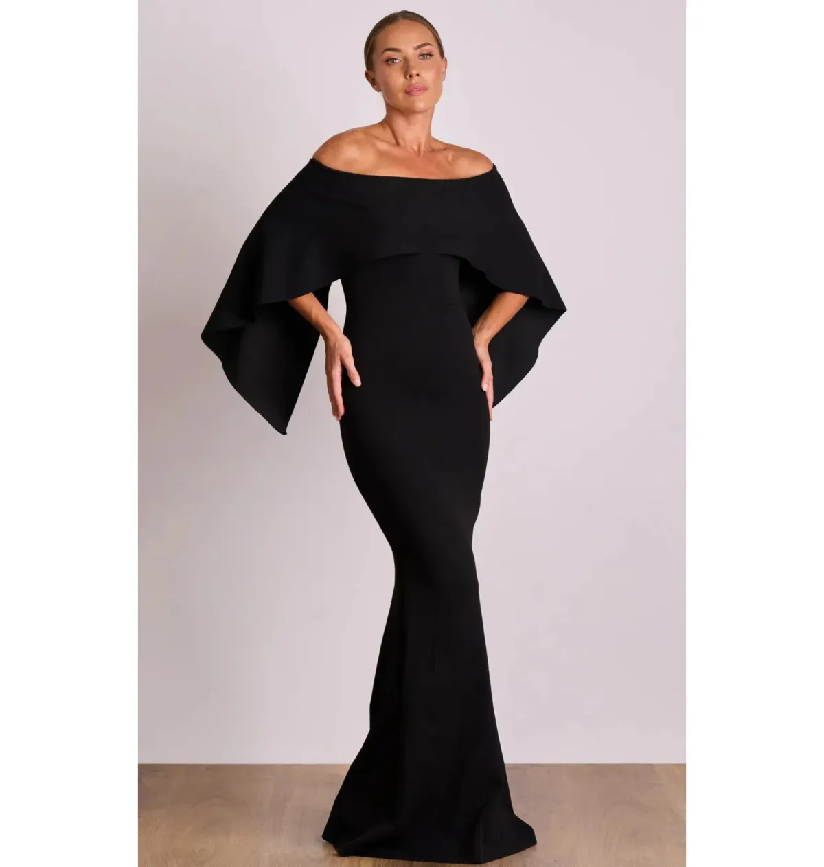 Pasduchas Composure Gown Black Size AU 18 for rent on The Volte - main image