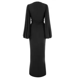House of CB Alexandra Dress Black Size AU 8  for rent on The Volte - image 5