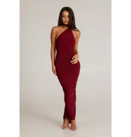 Melani The Label Leoni Dress in Wine Size AU 6 for rent on The Volte - image 1
